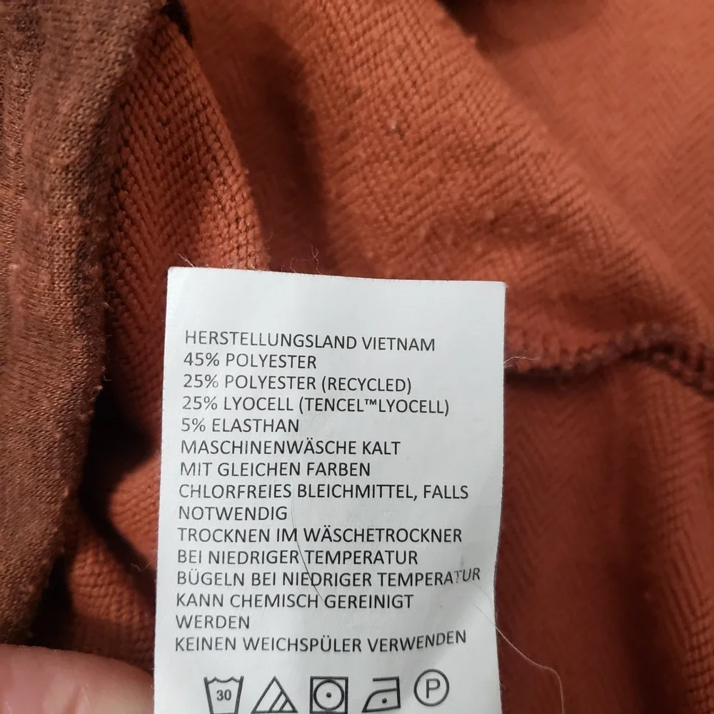 Prana‎ Shirt Mens Medium Brown Quarter Zip Long Sleeve Outdoors